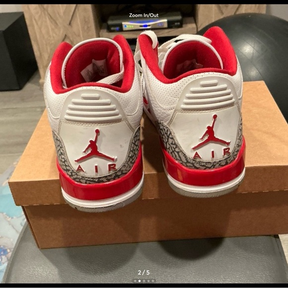 JORDAN 3  ( Cardinal ) - Picture 2 of 5